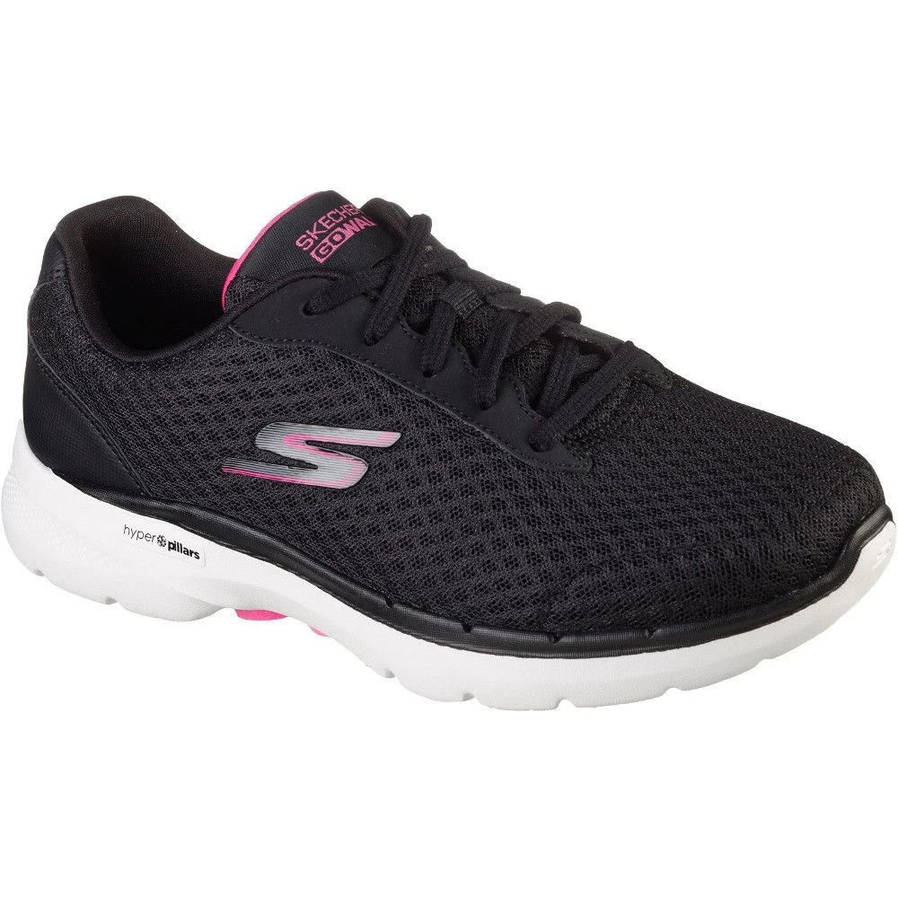 Skechers Womens Go Walk 6 Iconic Vision Lace Up Trainers 3 Skechers Womens Go Walk 6 Iconic Vision Lace Up Trainers