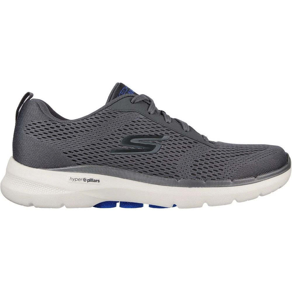 Skechers Mens Go Walk 6 Avalo Lightweight Lace Up Trainers 4 Skechers Mens Go Walk 6 Avalo Lightweight Lace Up Trainers - Image 2