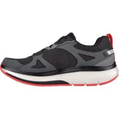 Skechers Mens Go Walk Workout Walker Lace Up Trainers -Sporty Tops Sales ske1856 bkgy 03
