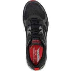 Skechers Mens Go Walk Workout Walker Lace Up Trainers -Sporty Tops Sales ske1856 bkgy 05