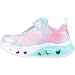 Skechers Girls Flutter Heart Lights Simply Love Trainers -Sporty Tops Sales ske1879 lvmt 03