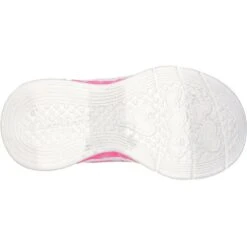 Skechers Girls Flutter Heart Lights Simply Love Trainers -Sporty Tops Sales ske1879 nvmt 04