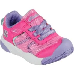 Skechers Girls Mighty Toes Sole Steppers Slip On Trainers