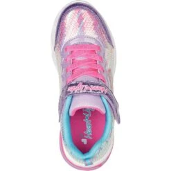 Skechers Girls Sweetheart Lights Lets Shine Trainers -Sporty Tops Sales ske1886 prmt 05