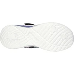 Skechers Girls Star Sparks Light Up Sporty Trainers -Sporty Tops Sales ske1887 bkmt 04
