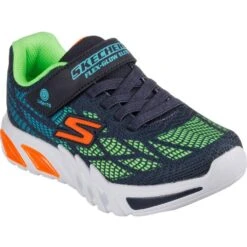 Skechers Boys Flex Glow Elite Vorlo Light Up Sporty Trainers 17 Skechers Boys Flex Glow Elite Vorlo Light Up Sporty Trainers -Sporty Tops Sales ske1903 nvmt 01