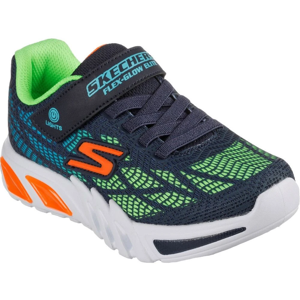Skechers Boys Flex Glow Elite Vorlo Light Up Sporty Trainers 8 Skechers Boys Flex Glow Elite Vorlo Light Up Sporty Trainers - Image 6
