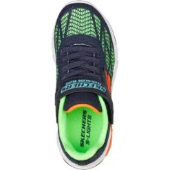 Skechers Boys Flex Glow Elite Vorlo Light Up Sporty Trainers 21 Skechers Boys Flex Glow Elite Vorlo Light Up Sporty Trainers -Sporty Tops Sales ske1903 nvmt 05