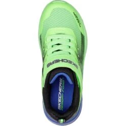 Skechers Boys Razor Grip Memory Foam Slip On Trainers -Sporty Tops Sales ske1906 lmbk 05