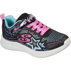 Skechers Girls Jumpsters Wishful Star Light Up Trainers