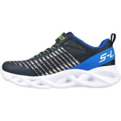 Skechers Boys Twisty Brights Novlo Light Up Trainers -Sporty Tops Sales ske1941 nvbl 03