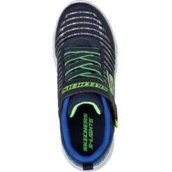 Skechers Boys Twisty Brights Novlo Light Up Trainers -Sporty Tops Sales ske1941 nvbl 05