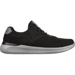 Skechers Mens Lattimore Coringa Sporty Trainers -Sporty Tops Sales ske1946 blk 02