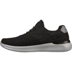 Skechers Mens Lattimore Coringa Sporty Trainers -Sporty Tops Sales ske1946 blk 03