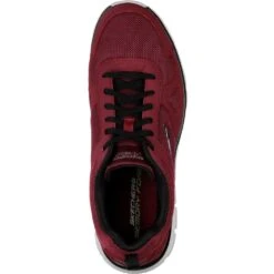 Skechers Mens Track Scloric Lace Up Leather Sports Shoes -Sporty Tops Sales ske1956 bubk 05