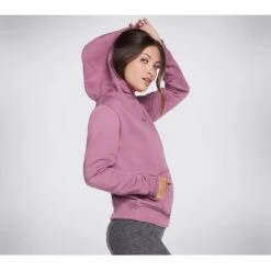 Skechers Womens Signature Pullover Comfortable Hoodie -Sporty Tops Sales ske1984 dkmv 03