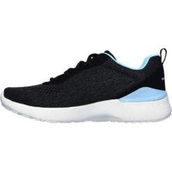 Skechers Womens Skech Air Dynamight Top Prize Wide Trainers -Sporty Tops Sales ske1986 bktq 03
