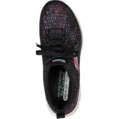 Skechers Womens Flex Appeal 4.0 Vivid Spirit Laced Trainers -Sporty Tops Sales ske1991 bblp 05
