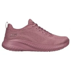 Skechers Womens Bob Squad Chaos Face Off Lace Up Trainers -Sporty Tops Sales ske1993 ras 02