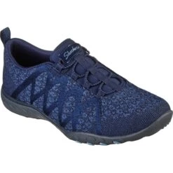 Skechers Womens Relaxed Fit Breathe-Easy Infi-Knity Trainers 17 Skechers Womens Relaxed Fit Breathe-Easy Infi-Knity Trainers -Sporty Tops Sales ske1994 nvy 01