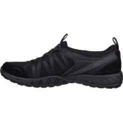 Skechers Womens Relaxed Fit Breathe Easy Rugged Trainers -Sporty Tops Sales ske1995 bbk 03