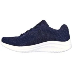 Skechers Womens Ultra Flex 3.0 Best Time Lace Up Trainers -Sporty Tops Sales ske2002 nvy 03