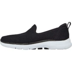 Skechers Womens Go Walk 6 Clear Virtue Slip On Trainers 14 Skechers Womens Go Walk 6 Clear Virtue Slip On Trainers -Sporty Tops Sales ske2003 bkw 03