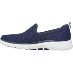 Skechers Womens Go Walk 6 Clear Virtue Slip On Trainers 19 Skechers Womens Go Walk 6 Clear Virtue Slip On Trainers -Sporty Tops Sales ske2003 nvy 03