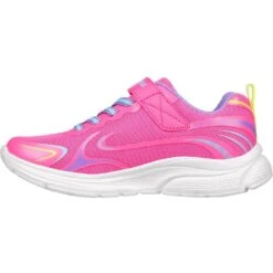 Skechers Girls Wavy Lites Eureka Shine Cushioned Trainers -Sporty Tops Sales ske2022 pkmt 03