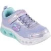 Skechers Girls Flutter Heart Lights Bring Sparkle Trainers