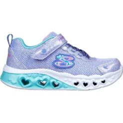 Skechers Girls Flutter Heart Lights Bring Sparkle Trainers -Sporty Tops Sales ske2030 lvmt 02 1