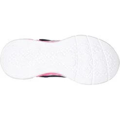 Skechers Girls Flutter Heart Lights Bring Sparkle Trainers -Sporty Tops Sales ske2030 nvmt 04 1