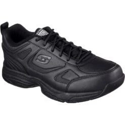 Skechers Womens Dighton Bricelyn Slip Resistant Trainers 38 Skechers Womens Dighton Bricelyn Slip Resistant Trainers -Sporty Tops Sales ske2031 blk 01 1