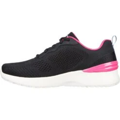Skechers Womens Skech-Air Dynamight New Grind Trainers -Sporty Tops Sales ske2033 bkhp 03