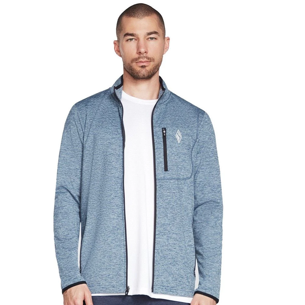 Skechers Mens Ultra Go Equalizer Full Zip Hoodless Hoodie 3 Skechers Mens Ultra Go Equalizer Full Zip Hoodless Hoodie