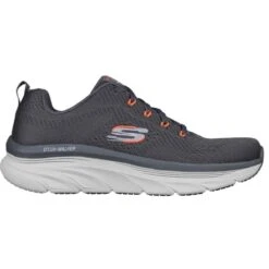 Skechers Mens D'Lux Walker Meerno Memory Foam Trainers -Sporty Tops Sales ske2175 ccor 05