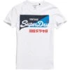Superdry Mens Vintage Logo Organic Cotton Primary T Shirt -Sporty Tops Sales sup031 01c 01