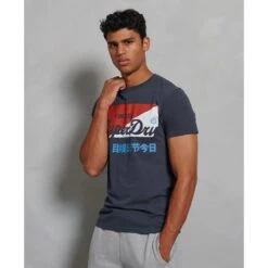 Superdry Mens Vintage Logo Organic Cotton Primary T Shirt -Sporty Tops Sales sup031 3rq 03