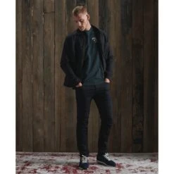 Superdry Mens Lower East Side Slim Fit Crew Neck T Shirt -Sporty Tops Sales sup035 4ar 02 1