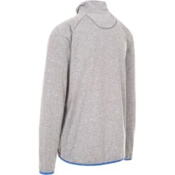 Trespass Mens Colson Polyester Quickdry Antibacterial Full Zip DLX Top -Sporty Tops Sales tre3000 grm 02