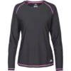 Trespass Womens/Ladies Hasting Quick Dry Wicking Long Sleeve Top 1 Trespass Womens/Ladies Hasting Quick Dry Wicking Long Sleeve Top -Sporty Tops Sales tre3404 blk 01