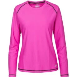 Trespass Womens/Ladies Hasting Quick Dry Wicking Long Sleeve Top -Sporty Tops Sales tre3404 pkg 01