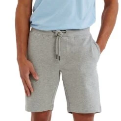 Wombat Mens Cotton Blend Recycled Jersey Shorts -Sporty Tops Sales wb901 hgme 01