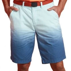 Wombat Mens Cotton Dip Dye Chino Shorts