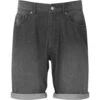 Wombat Mens Washed Denim Shorts -Sporty Tops Sales wb908 bkde 01