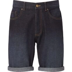 Wombat Mens Washed Denim Shorts -Sporty Tops Sales wb908 inde 02