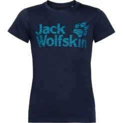 Jack Wolfskin Boys & Girls Jungle Breathable UV Protective T-Shirt -Sporty Tops Sales wol1088 1010 01
