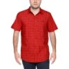 Jack Wolfskin Mens Rays Short Sleeve Stretch Vent Button Travel Shirt -Sporty Tops Sales wol441 7889 01